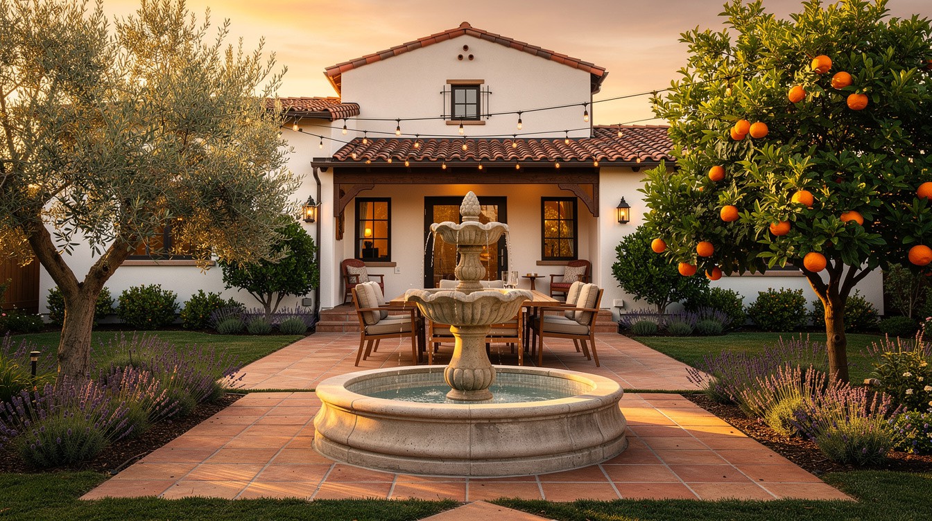 The Fountain Dining Terrace — Mediterranean garden in Oxnard