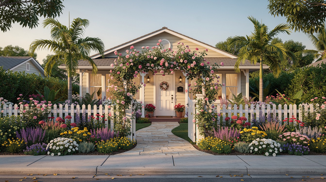 The Rose Arbor Picket Gate — Cottage/English garden in Pembroke Pines