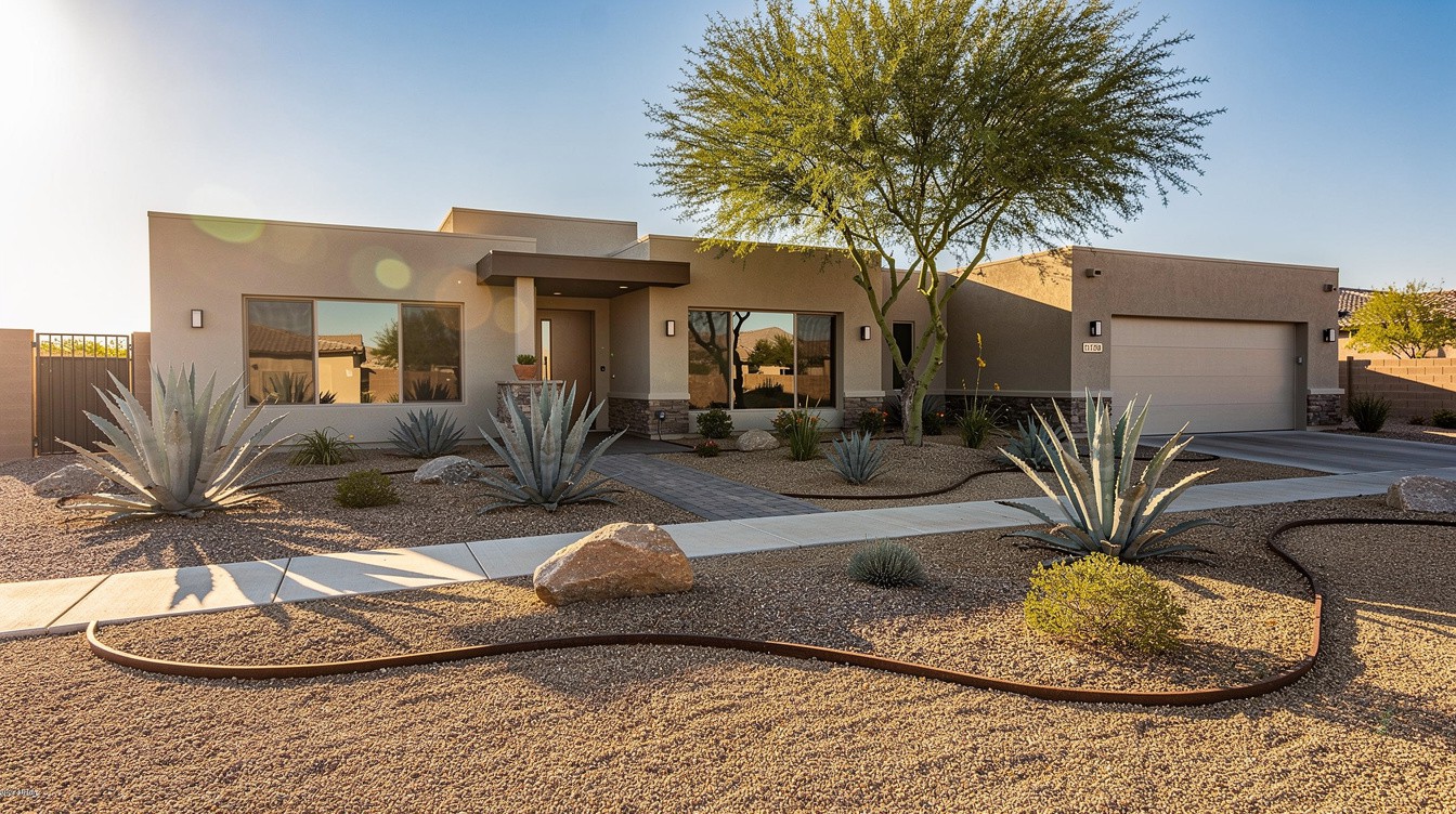 The Blue Agave Gallery — Modern/Minimalist garden in Peoria