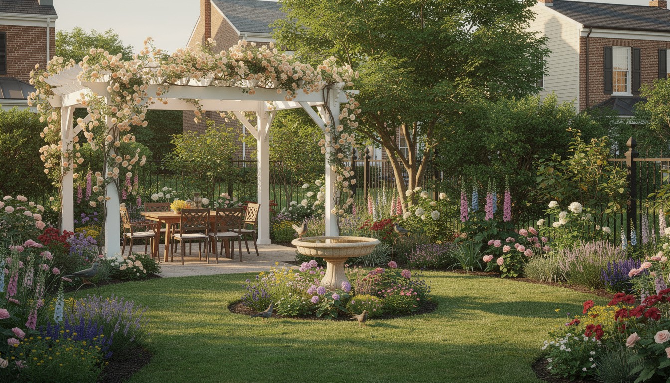 Cottage/English backyard design in Philadelphia, PA