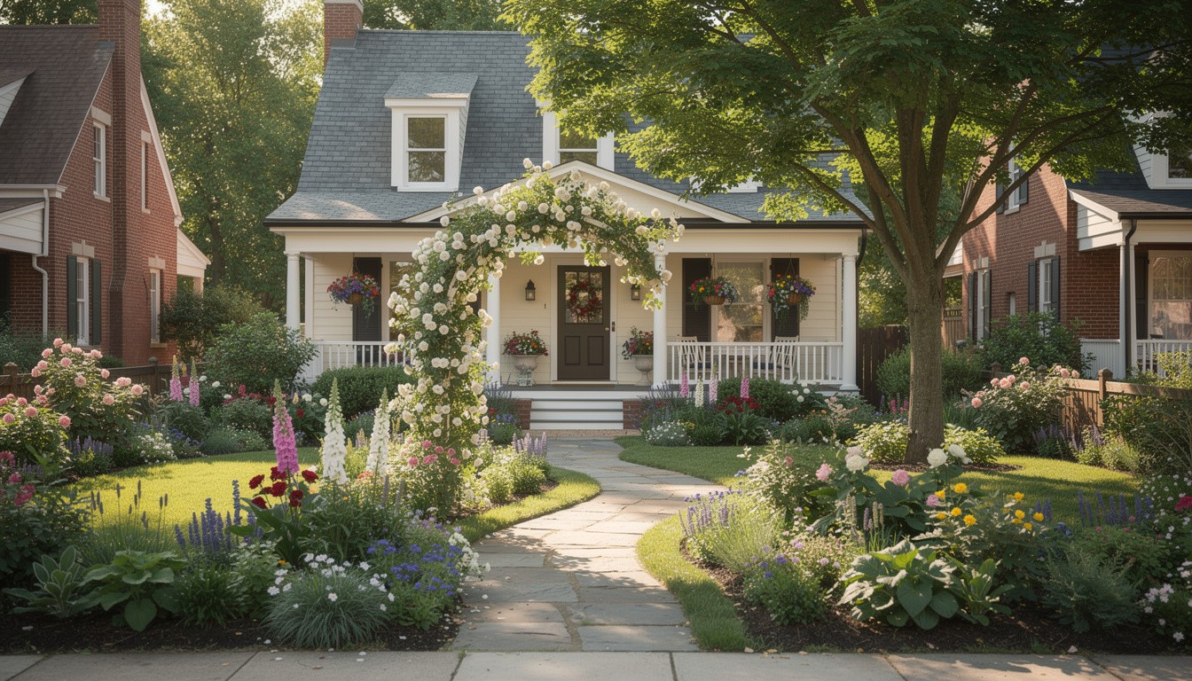 Cottage/English front yard design in Philadelphia, PA