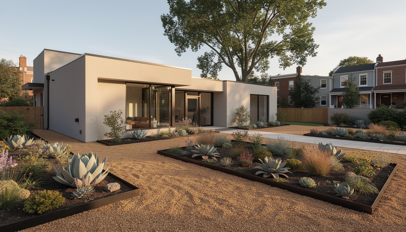 Modern/Minimalist front yard design in Philadelphia, PA