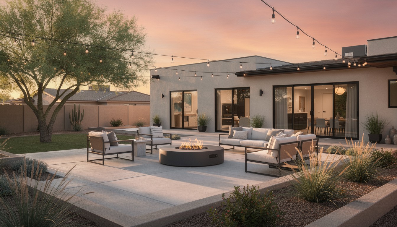 Modern/Minimalist backyard in Phoenix, AZ