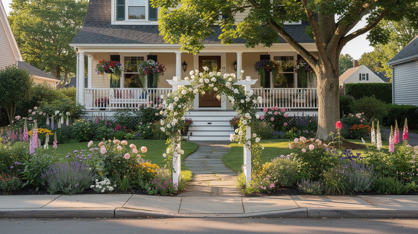The Wraparound Porch Cottage — Cottage/English garden in Providence