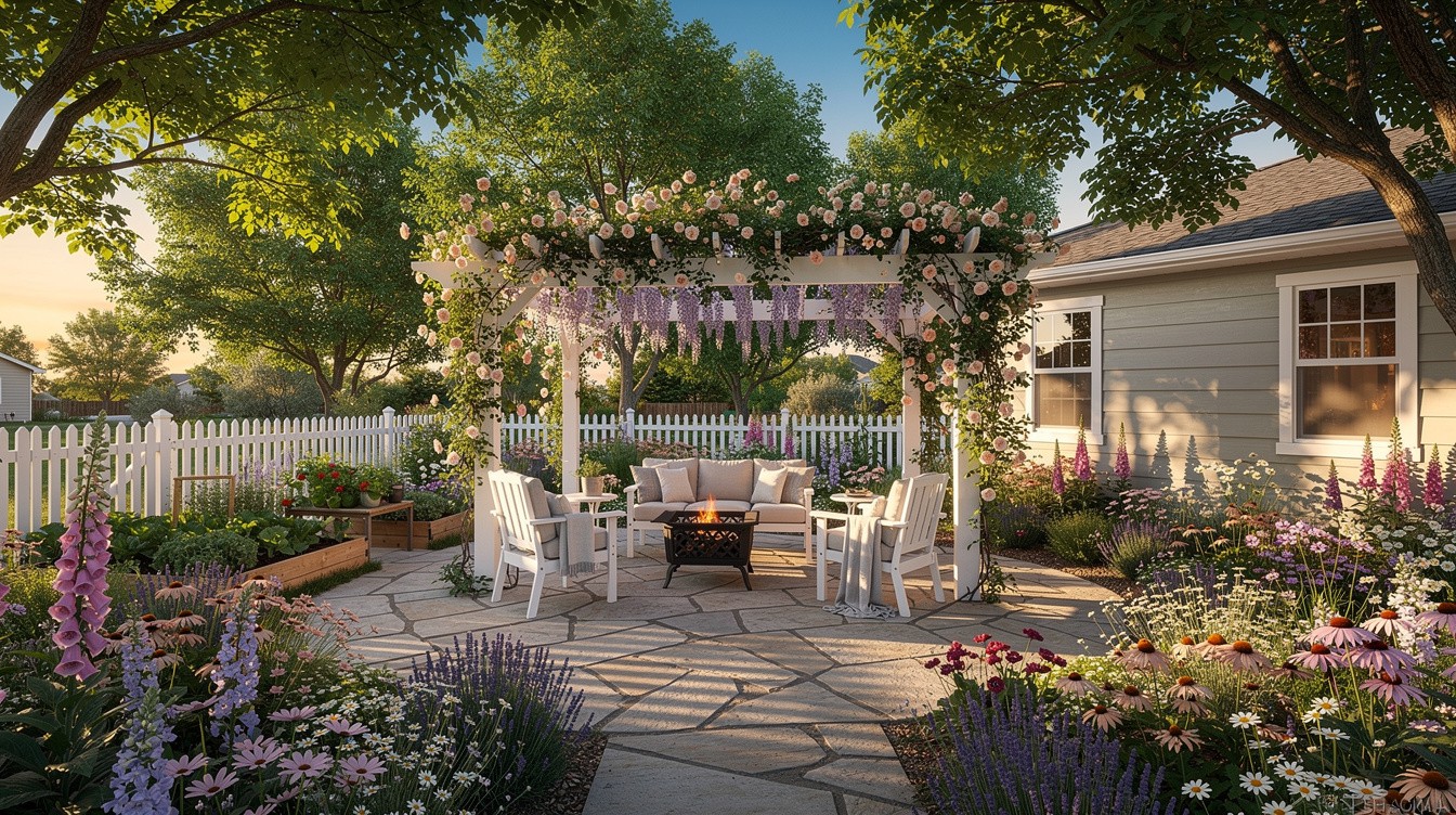 The Backyard Cottage Patio Garden — Cottage/English garden in Reno