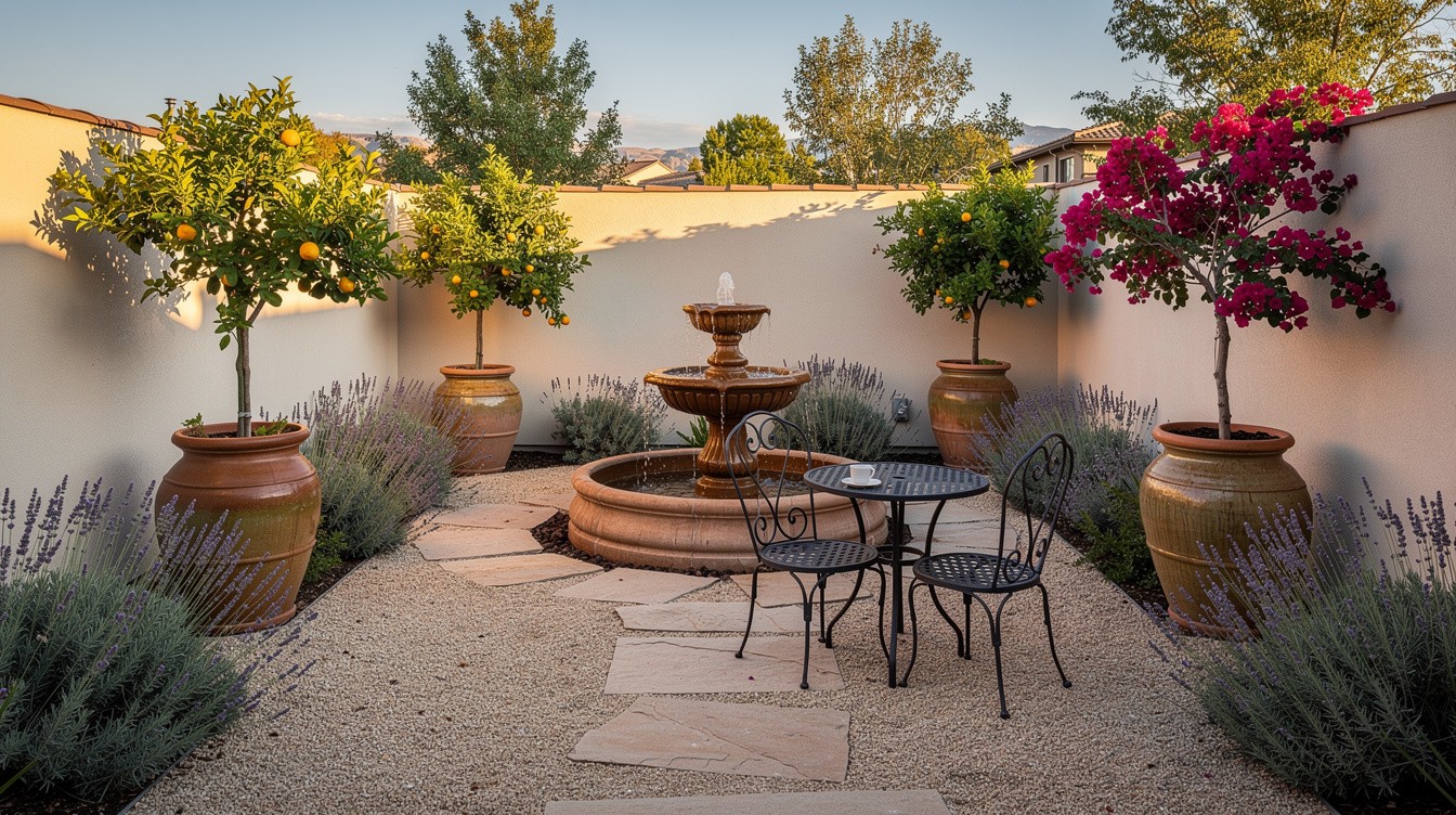 The Walled Courtyard Garden — Mediterranean garden in Reno