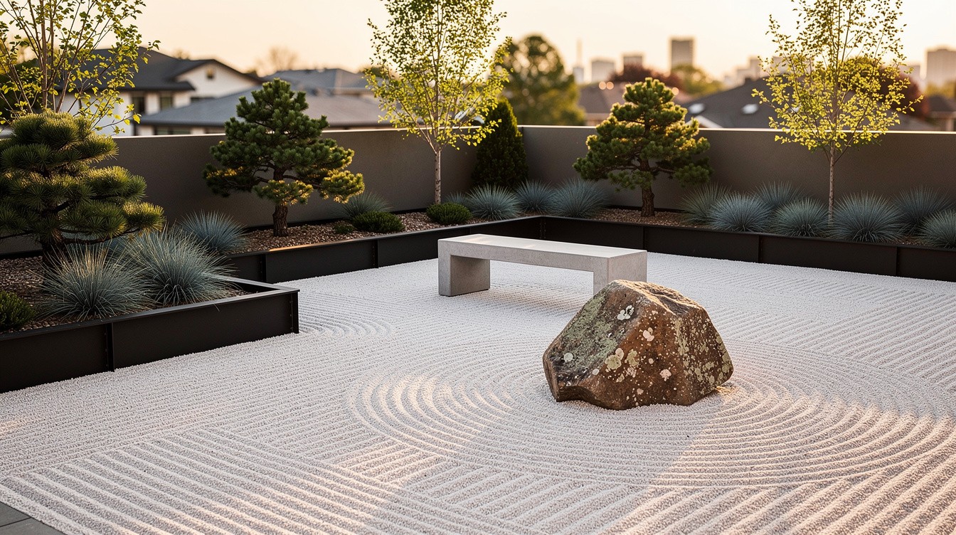 The Minimalist Zen Gravel Garden — Modern/Minimalist garden in Reno