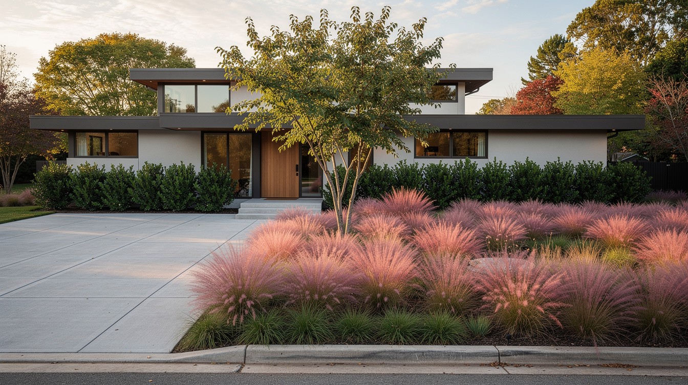 The Virginia Modern Front Yard — Modern/Minimalist garden in Richmond