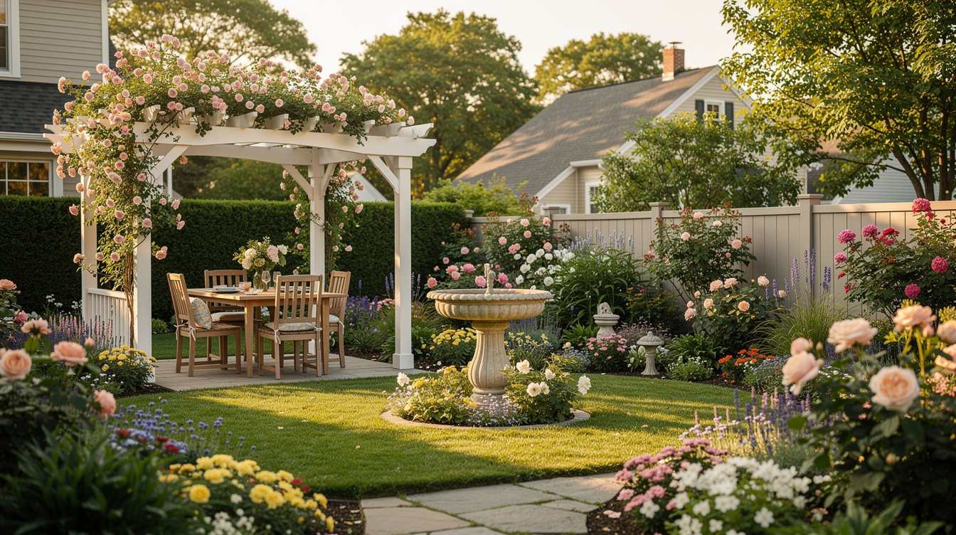 The Birdbath Border Garden — Cottage/English garden in Rochester