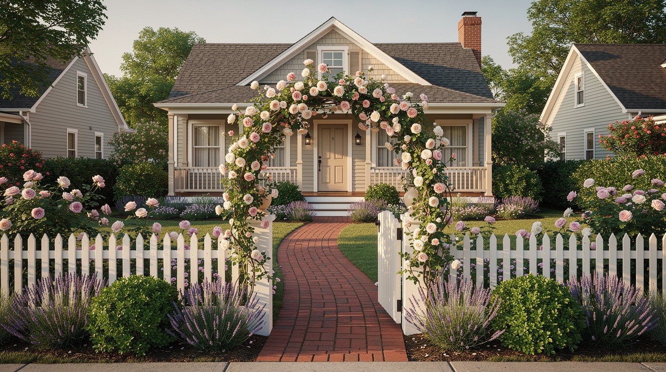 The Picket Fence Rose Arch — Cottage/English garden in Rochester