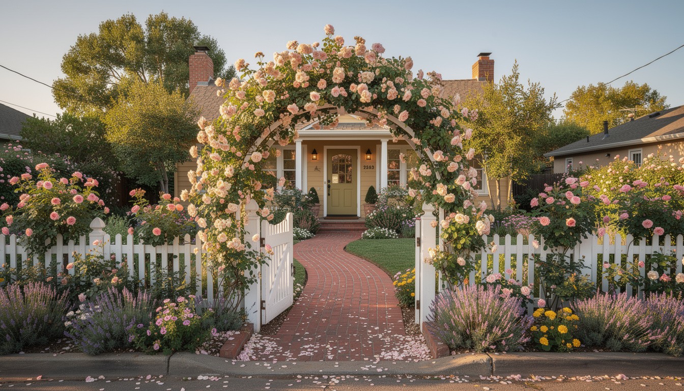 Cottage/English front yard in Sacramento, CA