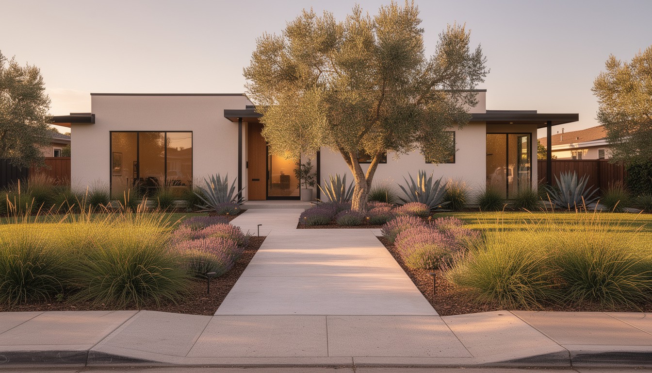 Modern/Minimalist front yard in Sacramento, CA