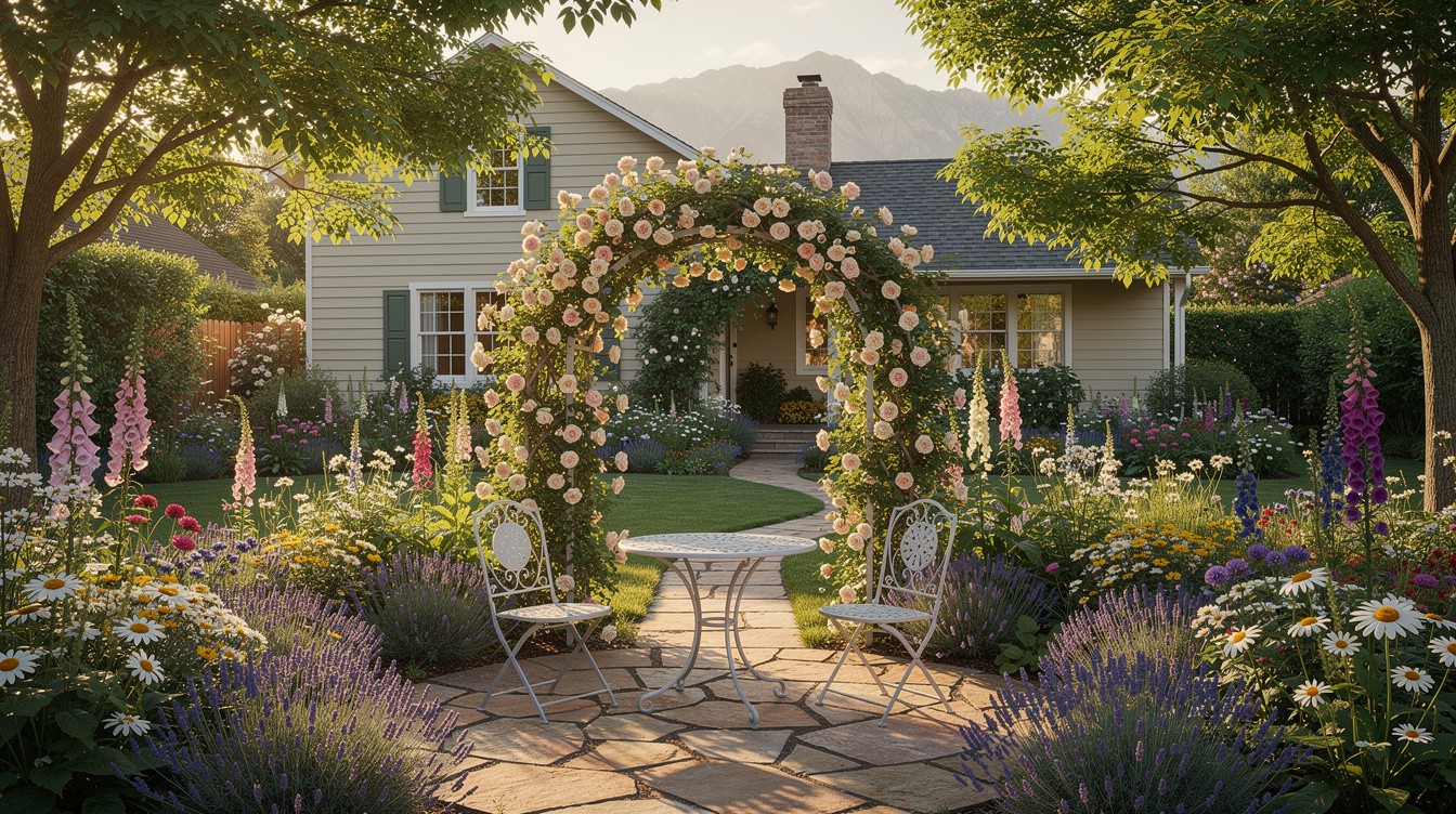 The Rose Arch Tea Garden — Cottage/English garden in Salt Lake City