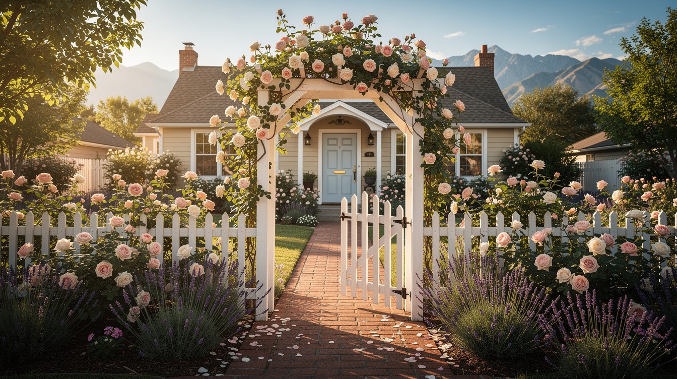 The Avenues Rose Gate Entry — Cottage/English garden in Salt Lake City