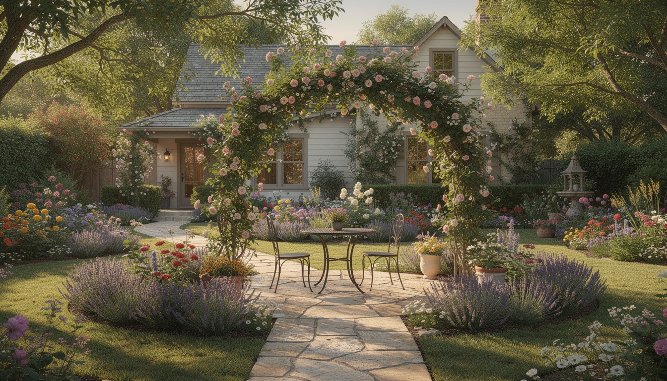 Cottage/English backyard in San Antonio, TX