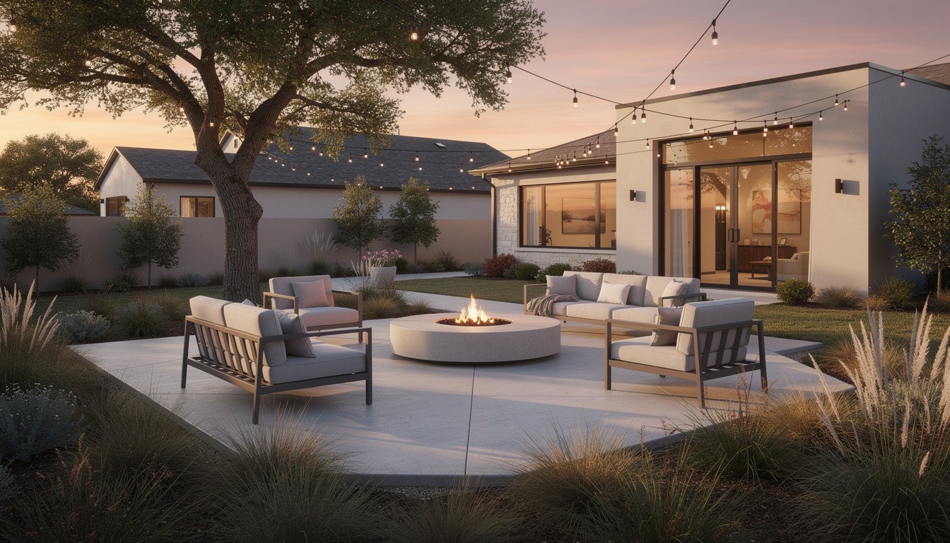 Modern/Minimalist backyard in San Antonio, TX