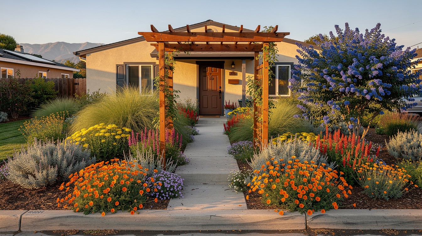 The California Native Cottage Border — Cottage/English garden in San Bernardino