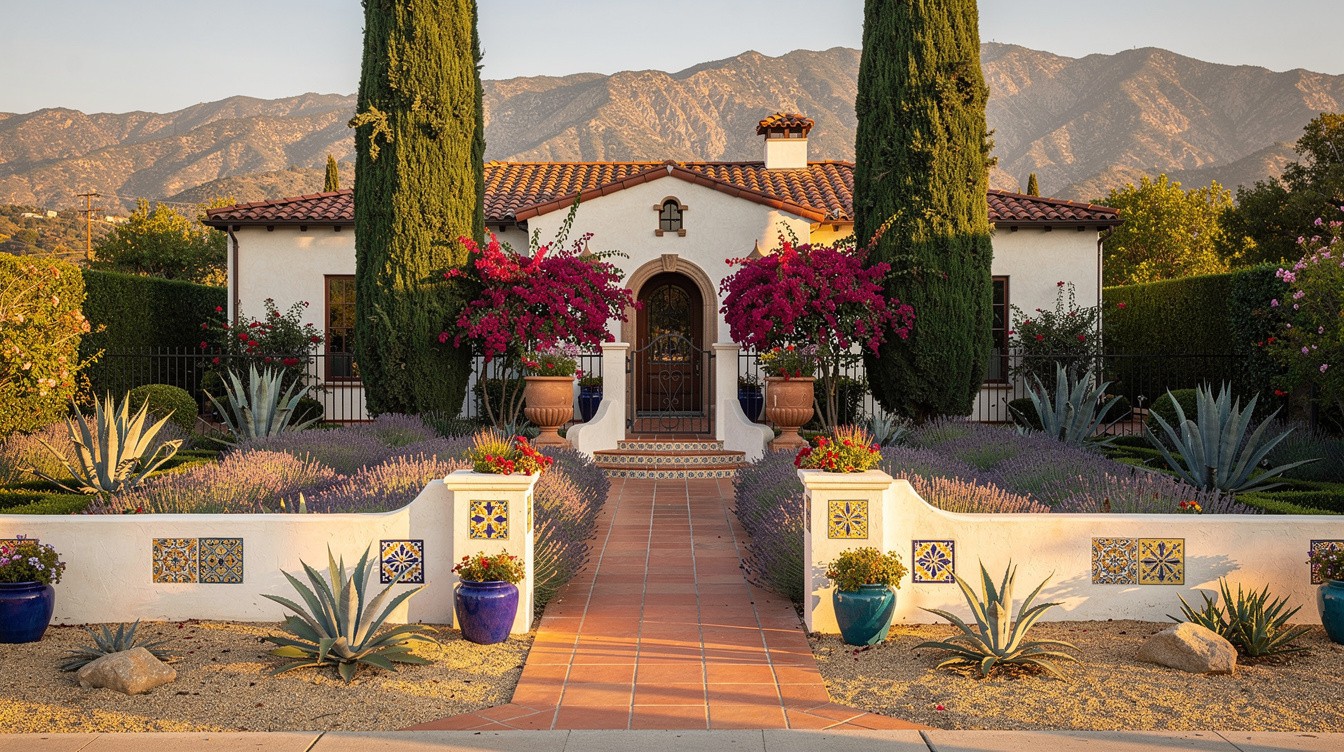 The Spanish Mission Garden — Mediterranean garden in San Bernardino