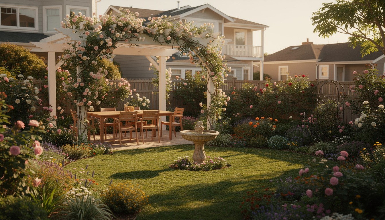 Cottage/English backyard design in San Francisco, CA