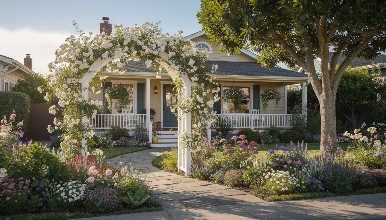 Cottage/English front yard design in San Francisco, CA