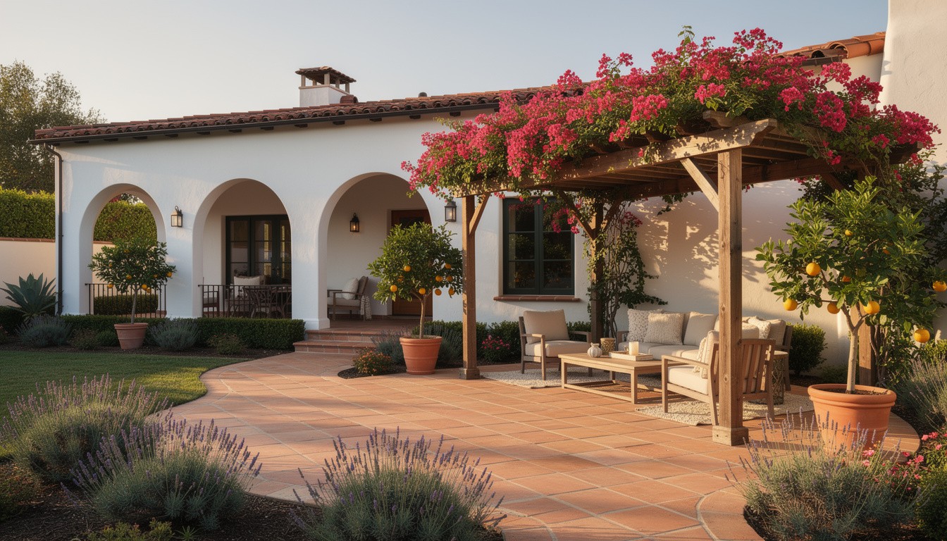 Mediterranean backyard design in San Francisco, CA