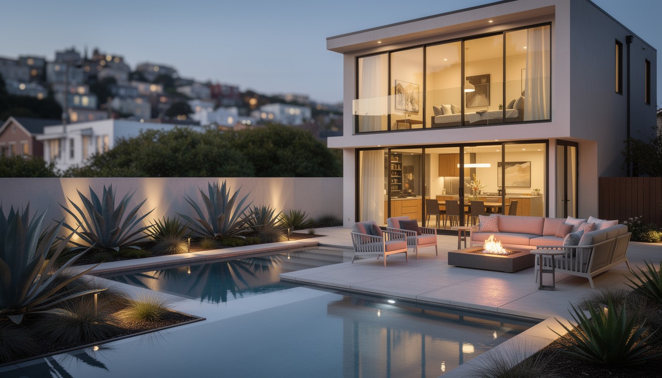 Modern/Minimalist backyard design in San Francisco, CA