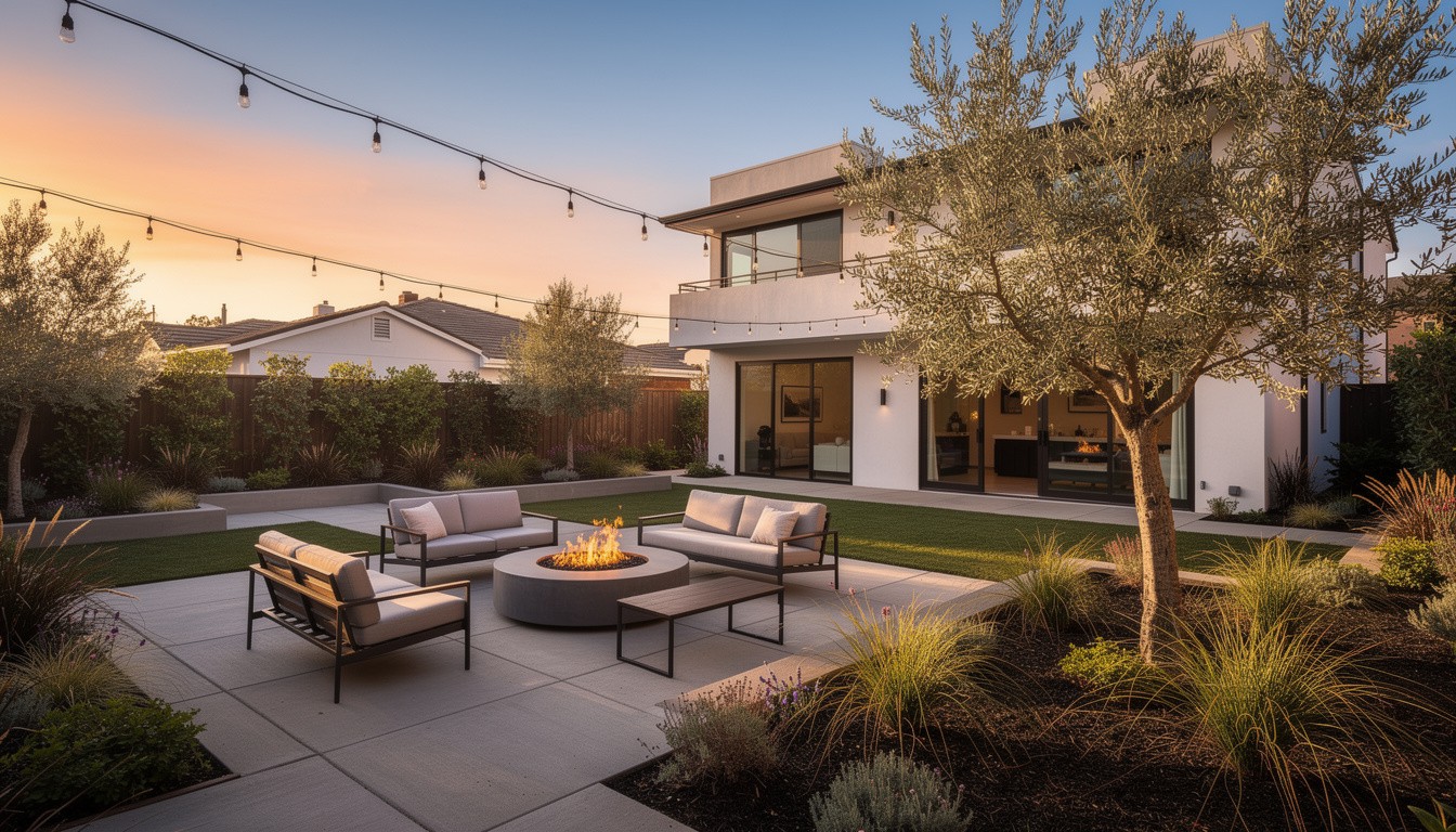 Modern/Minimalist backyard in San Jose, CA