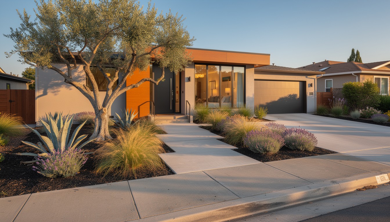 Modern/Minimalist front yard in San Jose, CA