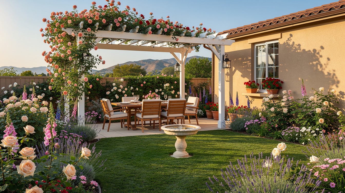 The Alfresco Dining Pergola — Cottage/English garden in Santa Clarita