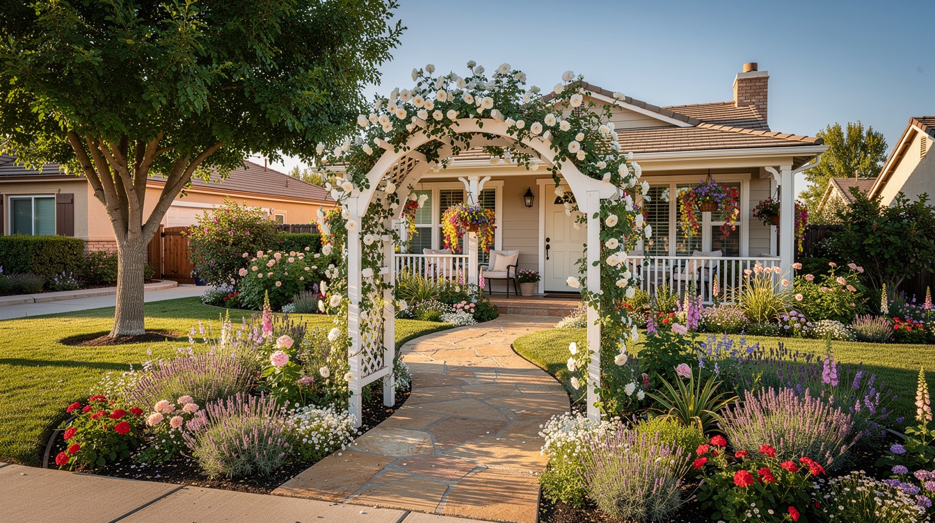 The Wraparound Porch Garden — Cottage/English garden in Santa Clarita