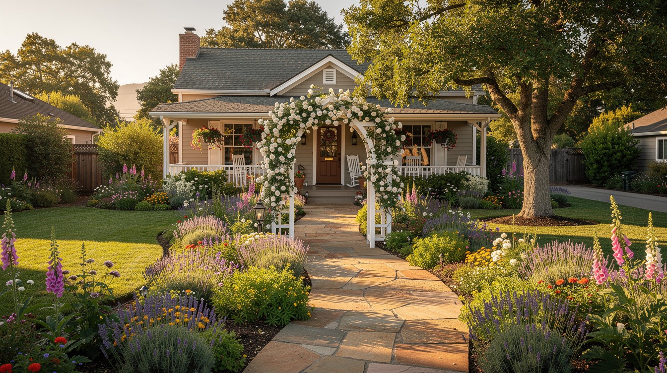 The Winding Perennial Walk — Cottage/English garden in Santa Rosa