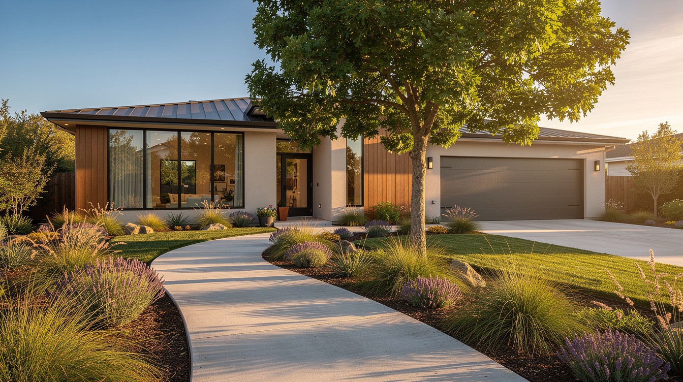 The Sonoma Ranch Entry — Modern/Minimalist garden in Santa Rosa