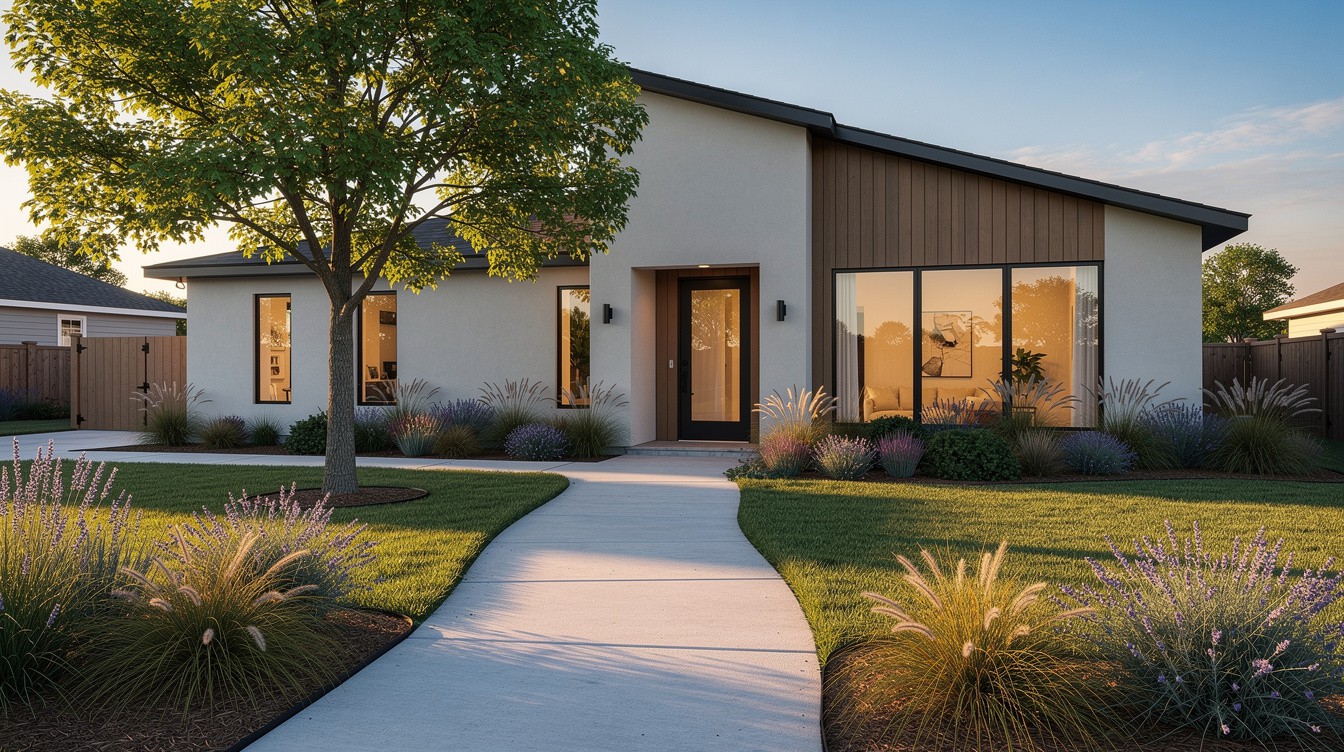 The South Highlands Ranch Revival — Modern/Minimalist garden in Shreveport
