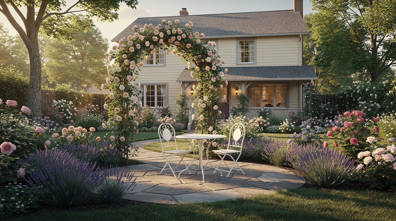 The Bistro Rose Courtyard — Cottage/English garden in Spokane