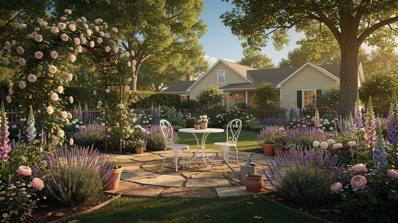 The Ozark Stone Patio Garden — Cottage/English garden in Springfield