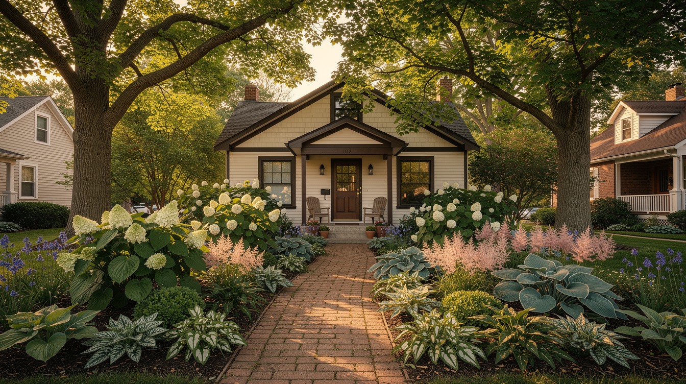 Woodland Shade Cottage with Hostas and Ferns — Cottage/English garden in St. Paul