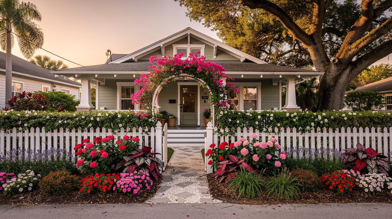 The Old Northeast Bungalow Cottage Garden — Cottage/English garden in St. Petersburg