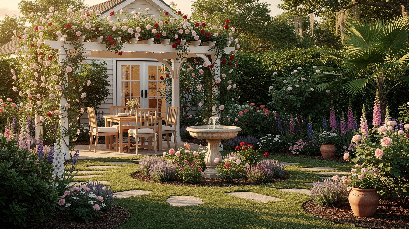 The Pergola Dining Garden — Cottage/English garden in Tallahassee