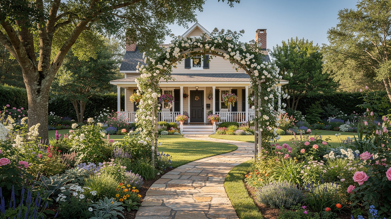 The Live Oak Rose Walk — Cottage/English garden in Tallahassee