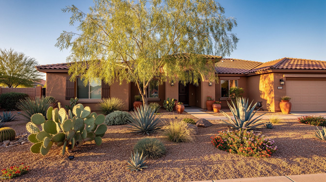 The Blooming Desert Dooryard — Desert/Xeriscape garden in Tempe