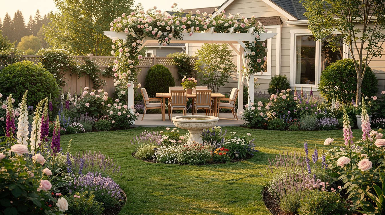 The Pergola Dining Lawn — Cottage/English garden in Vancouver