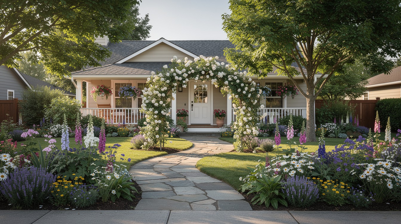 The Flagstone Foxglove Walk — Cottage/English garden in Vancouver
