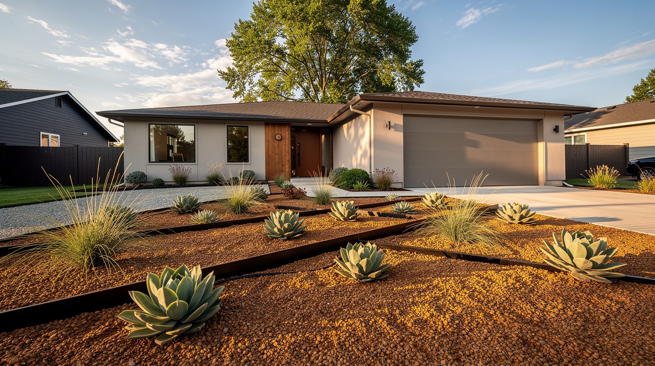 The Gravel & Agave Motor Court — Modern/Minimalist garden in Vancouver