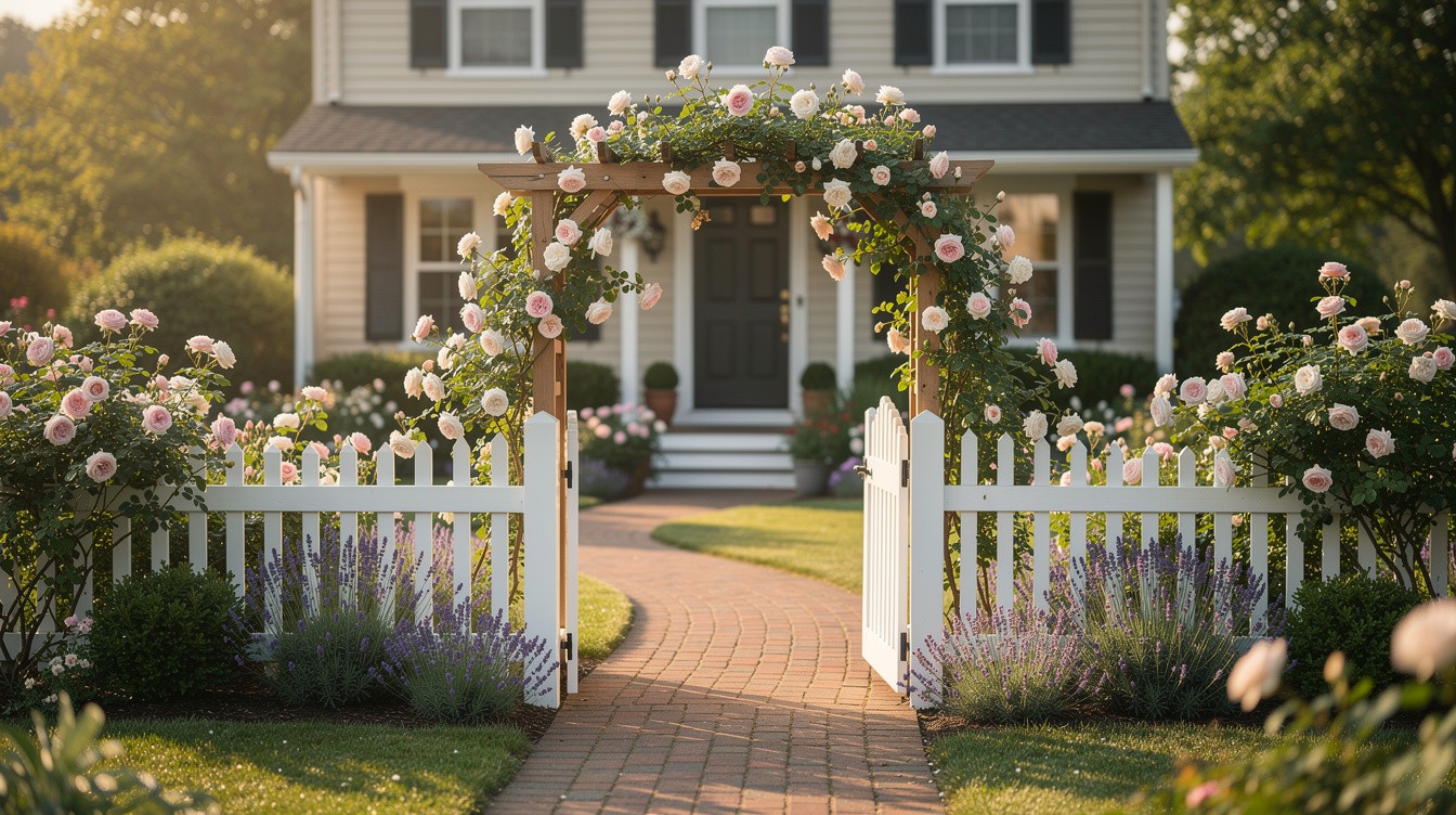 The Picket Gate Rose Arch — Cottage/English garden in Worcester