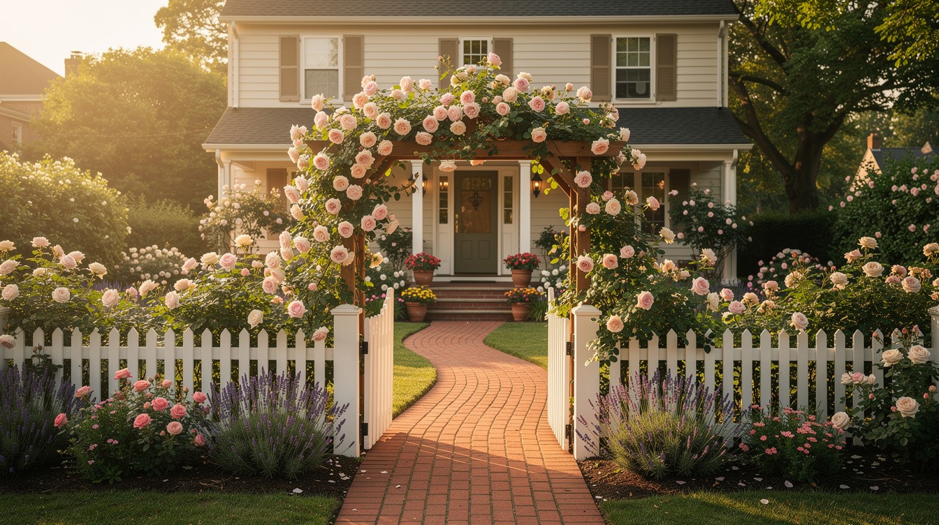 The Picket-and-Rose Welcome — Cottage/English garden in Yonkers